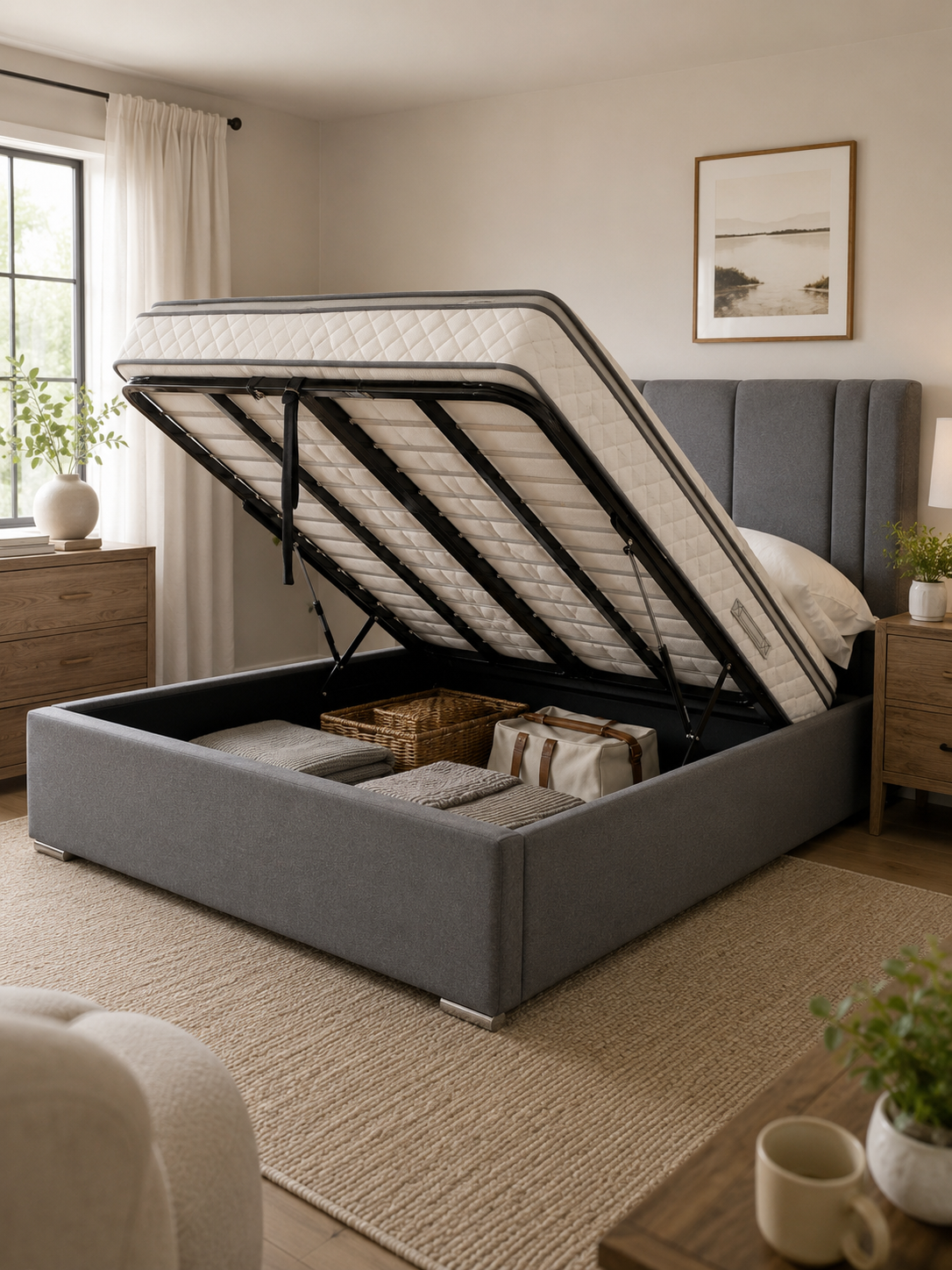 Ezra Ottoman Bed Frame