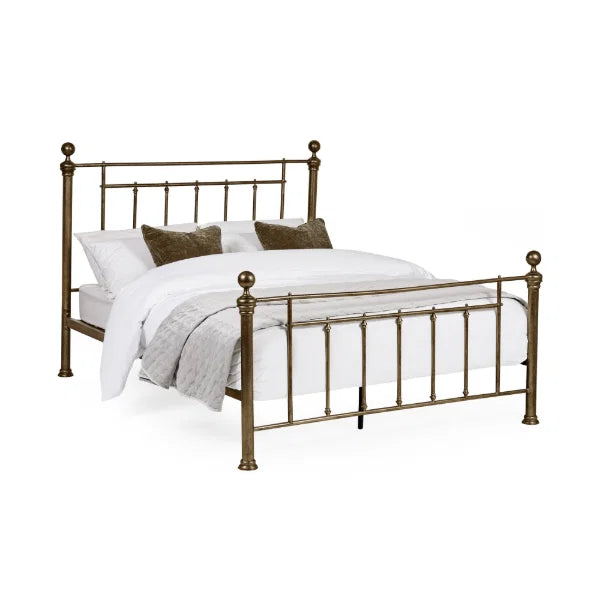 Amelia Bed Frame - Brass Effect