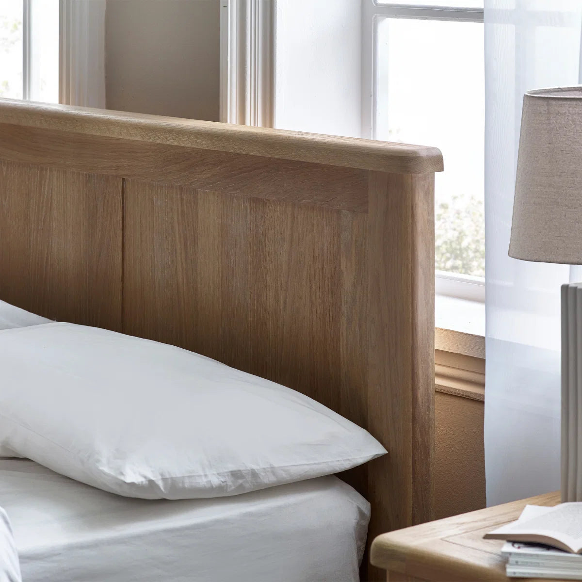 Milan Limed Oak Bed