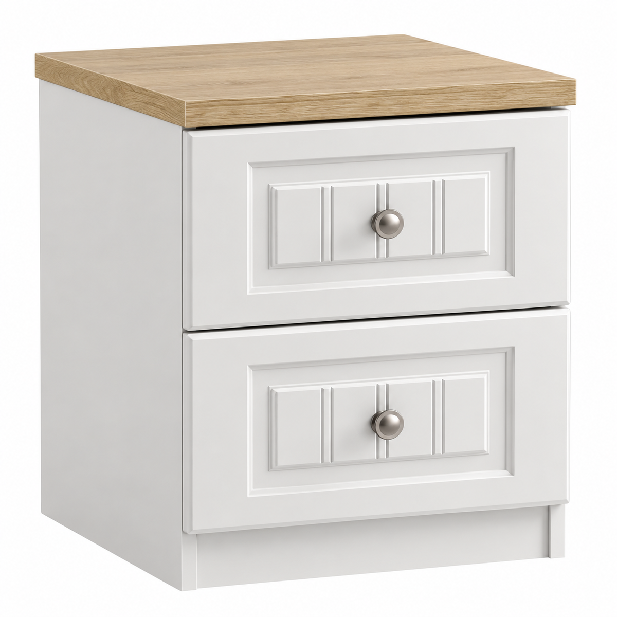 Pembroke 2 Drawer Bedside Cabinet