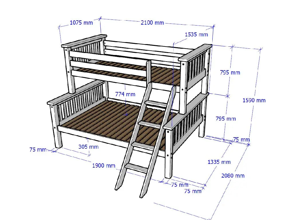 Luci Triple Bunk