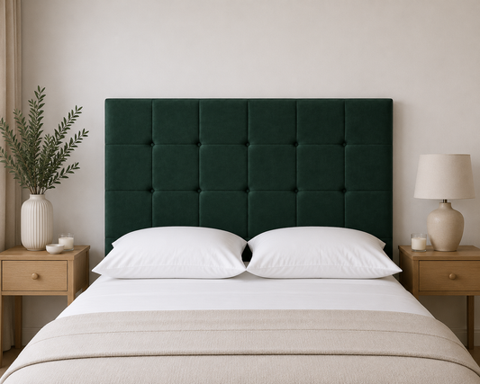 Cube Floor Standing Headboard - Various Colours