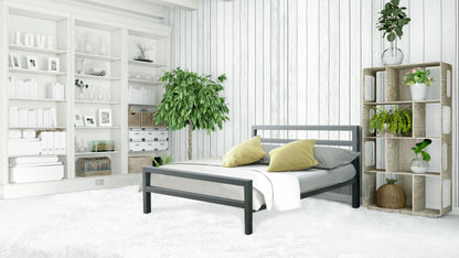 Eddie Bed Frame - Black & Grey