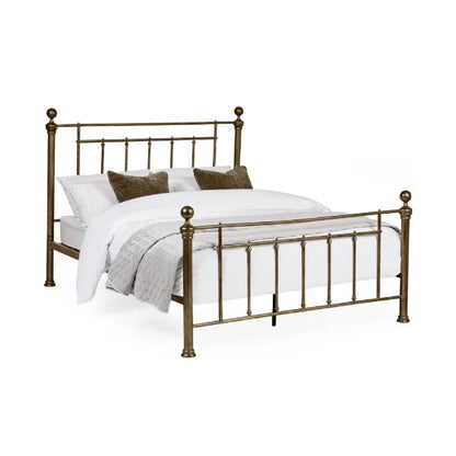 Amelia Bed Frame - Brass Effect