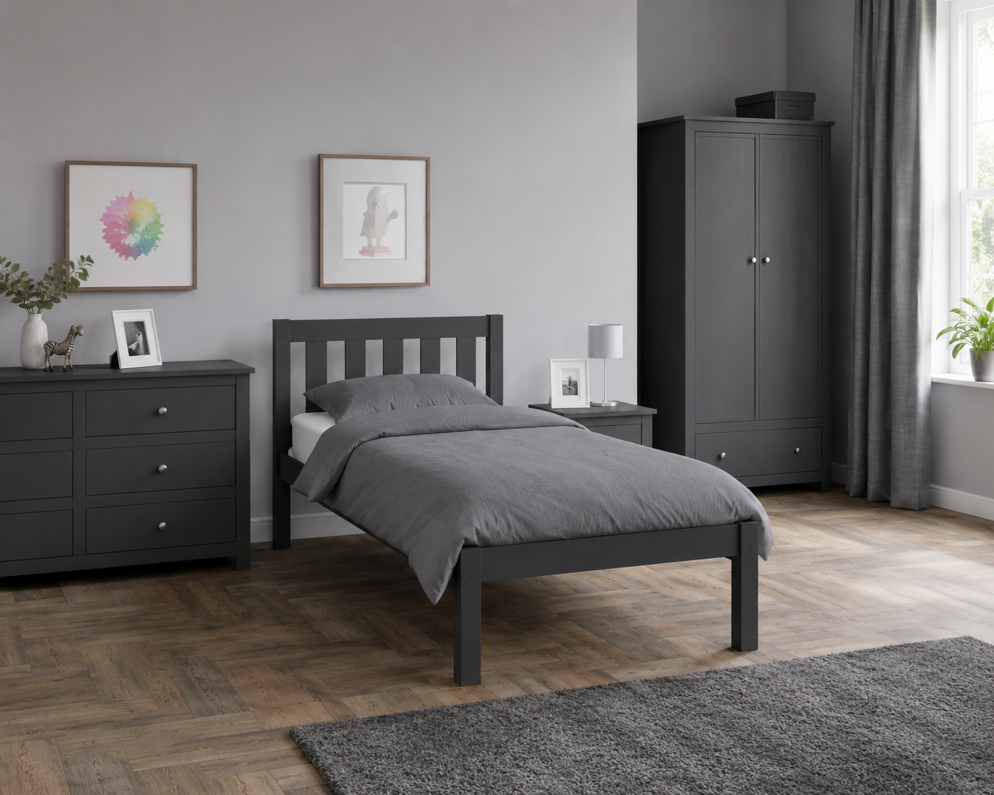 Lara Bed -Various Colours