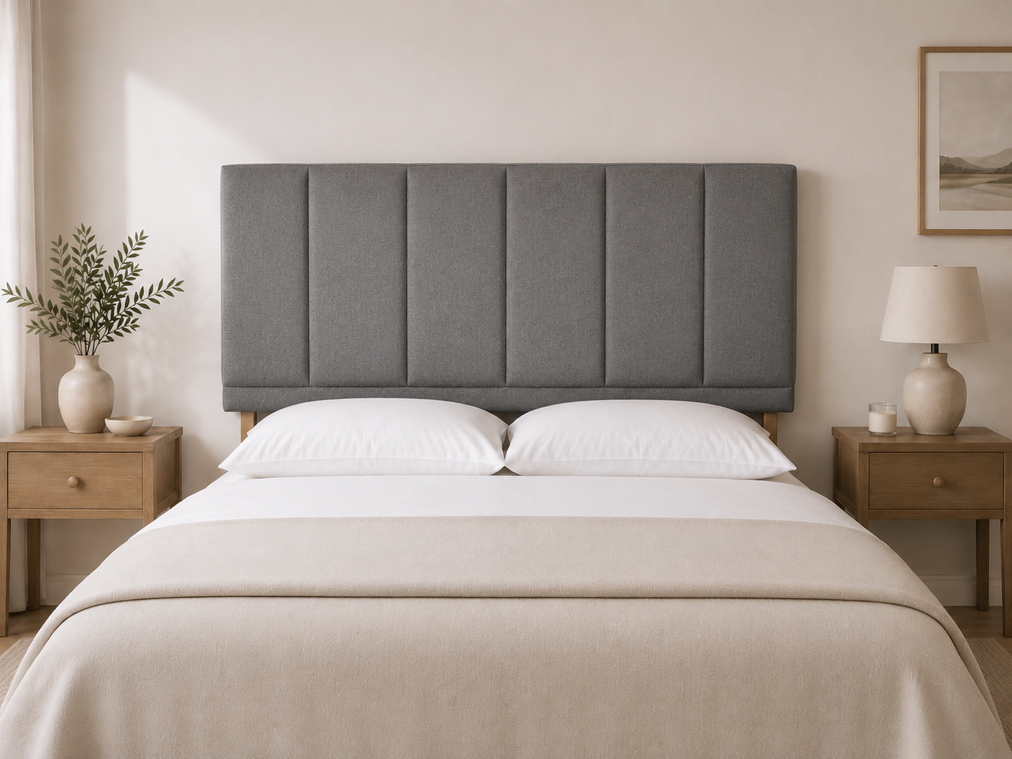 Oxford Strutted Headboard - Various Colours