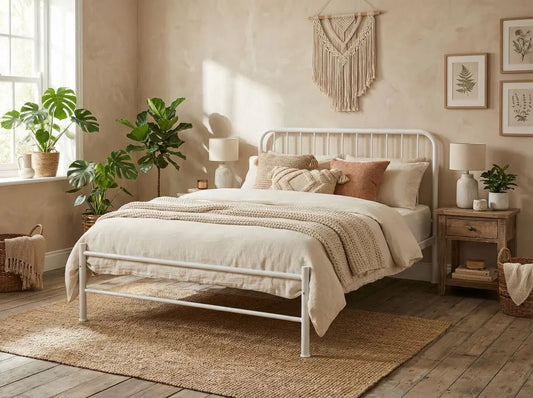 Bella Bed Frame - Black & White