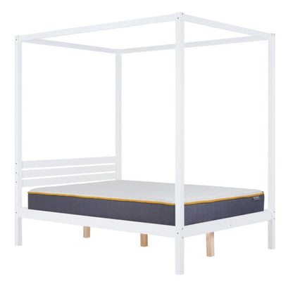 Mercia Four Poster Bed - Black & White