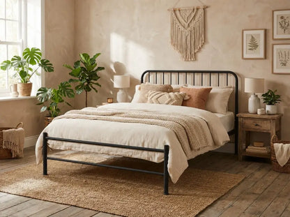Bella Bed Frame - Black & White