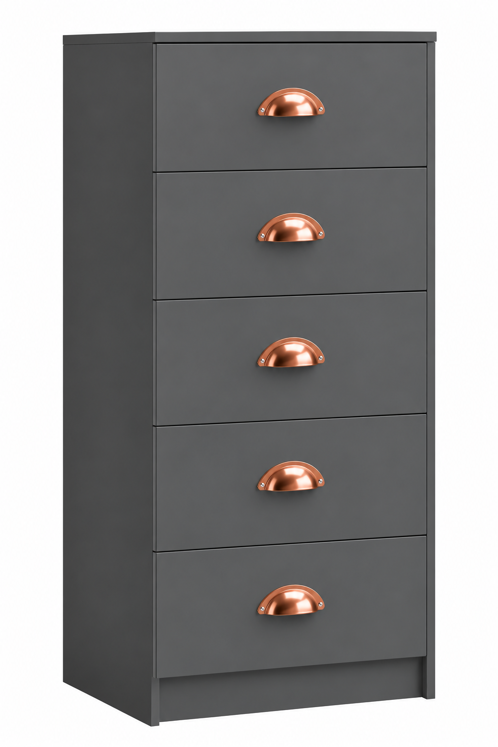 Copenhagen 5 Drawer Narrow Chest