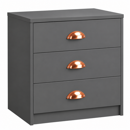 Copenhagen 3 Drawer Midi Chest