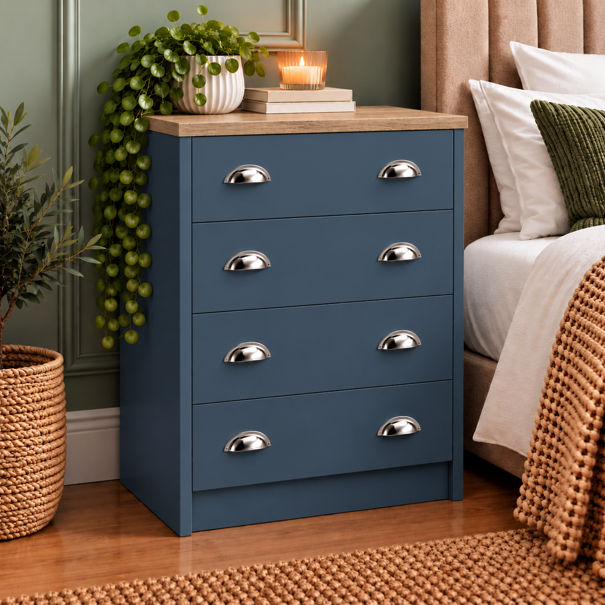 Copenhagen 4 Drawer Chest