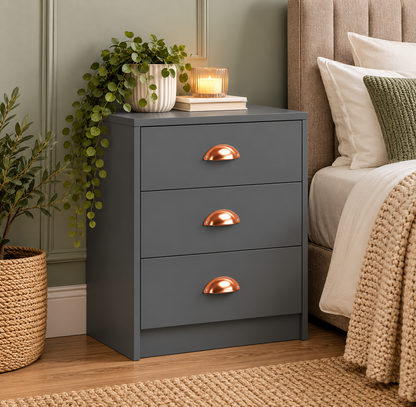 Copenhagen 3 Drawer Midi Chest
