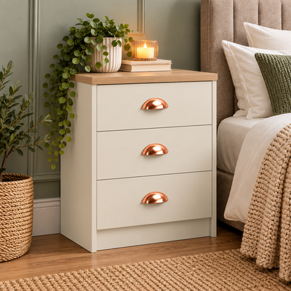 Copenhagen 3 Drawer Midi Chest