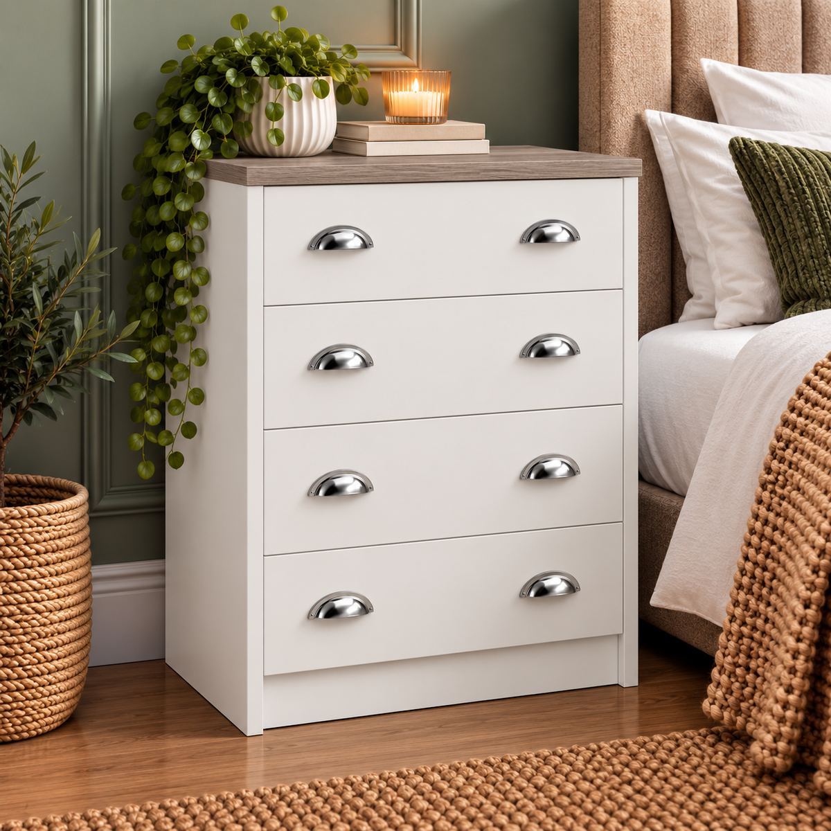 Copenhagen 4 Drawer Chest