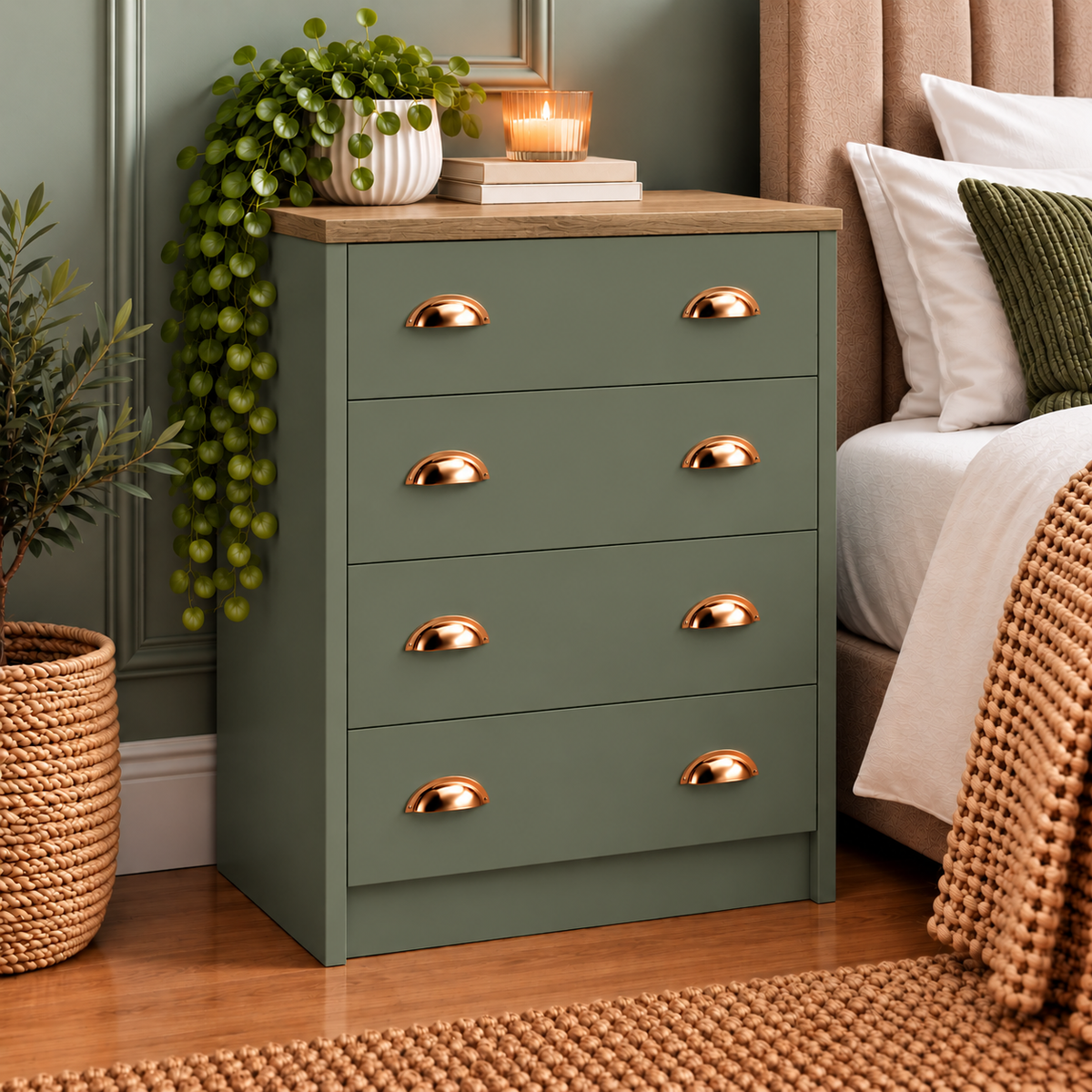 Copenhagen 4 Drawer Chest