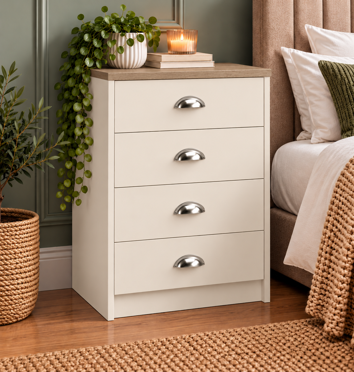 Copenhagen 4 Drawer Midi Chest