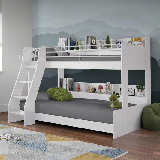 Dakota Triple Sleeper - Light Grey & White