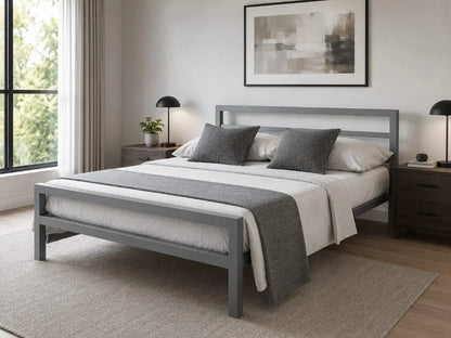 Eddie Bed Frame - Black & Grey