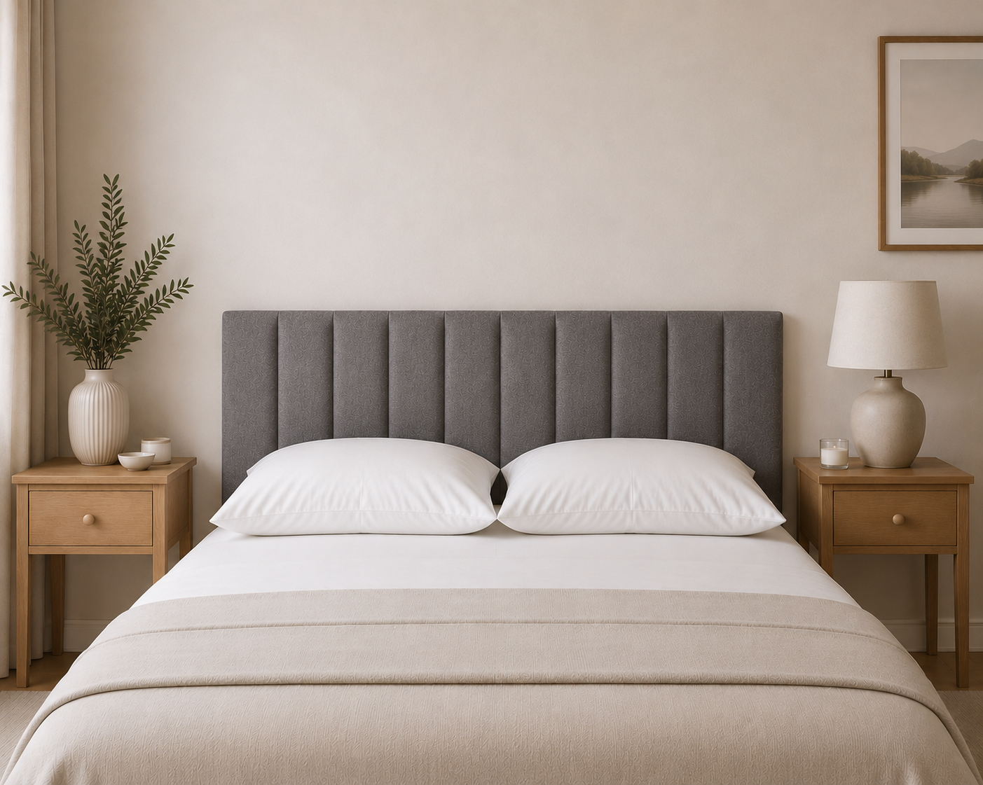 Clarence Floor Standing Headboard - Various Colours