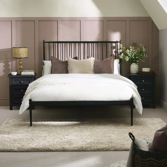 Freddie Bed Frame - Matt Black