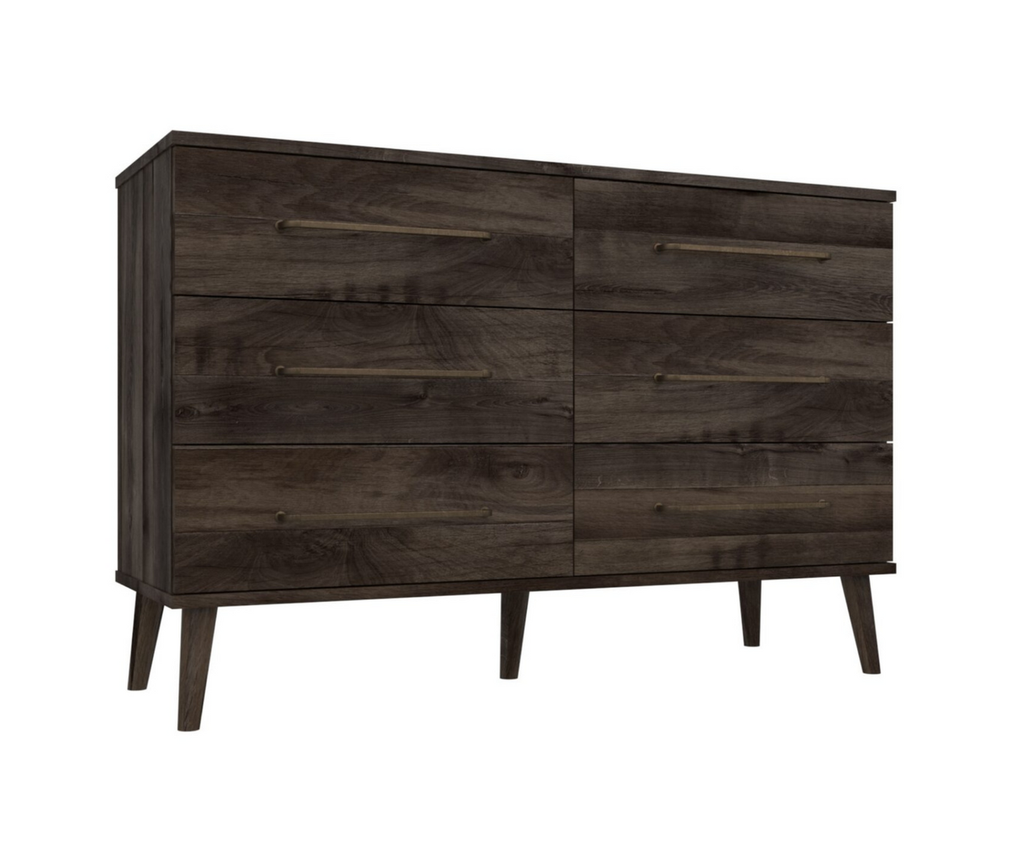 Oliver 3 Drawer Double Chest