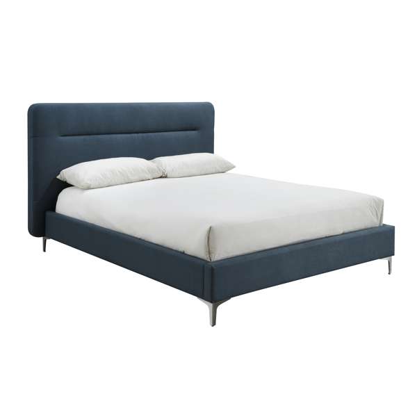 Finn Bed Frame - Charcoal & Steel Blue