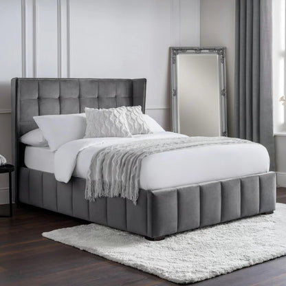 Grace Bed - Light Grey