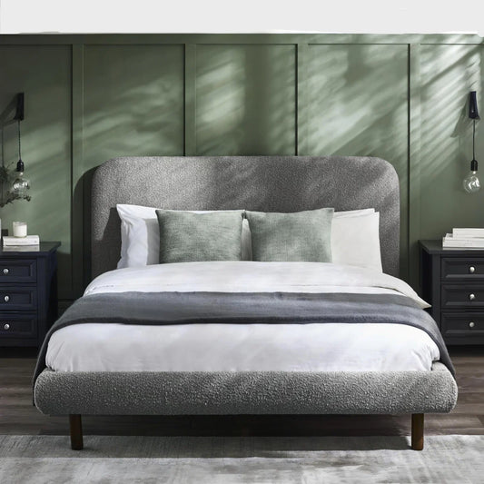 Harriet Boucle Bed Frame