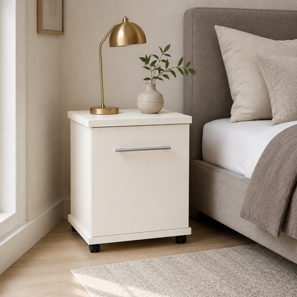 Flow 1 Door Bedside Table - Narrow