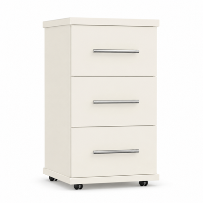 Flow 3 Drawer Bedside Table - Narrow