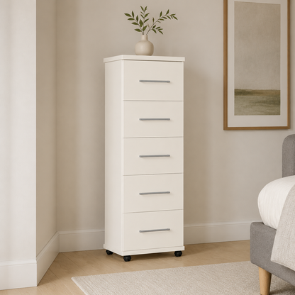 Flow 5 Drawer Chest - Narrow