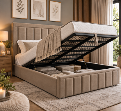 Helios Ottoman Storage Bed Frame