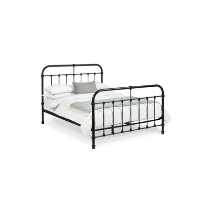 Lucas Bed Frame - Black Satin
