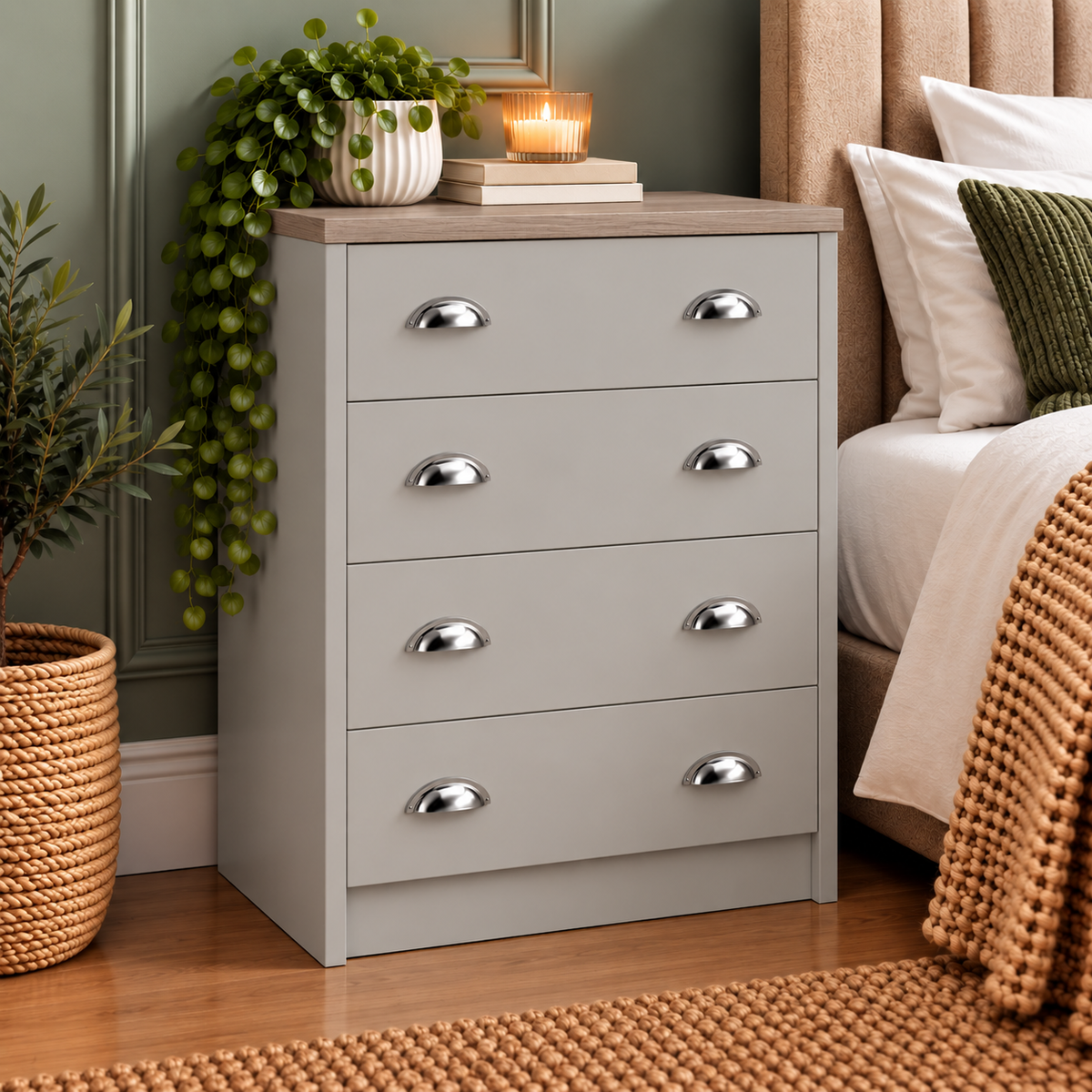 Copenhagen 4 Drawer Chest