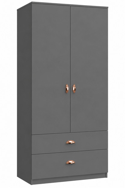 Copenhagen Double Gents Tall Wardrobe