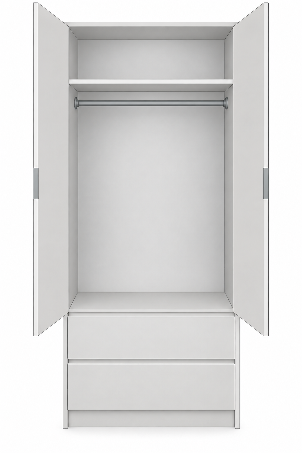 Copenhagen Double Gents Tall Wardrobe
