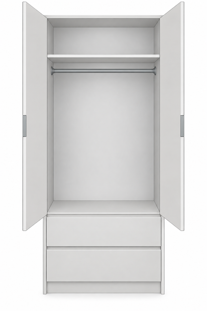 Copenhagen Double Gents Tall Wardrobe