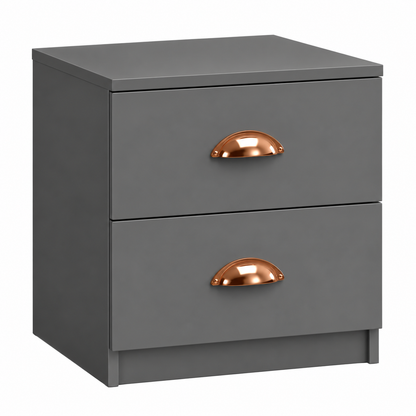 Copenhagen 2 Drawer Bedside
