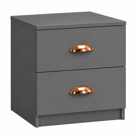 Copenhagen 2 Drawer Bedside