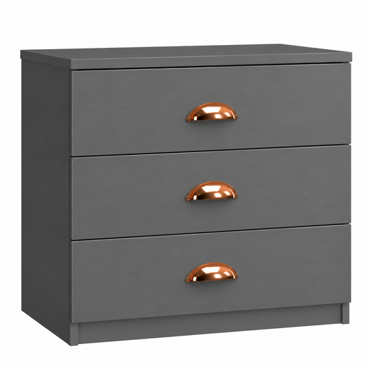 Copenhagen 3 Drawer Midi Chest