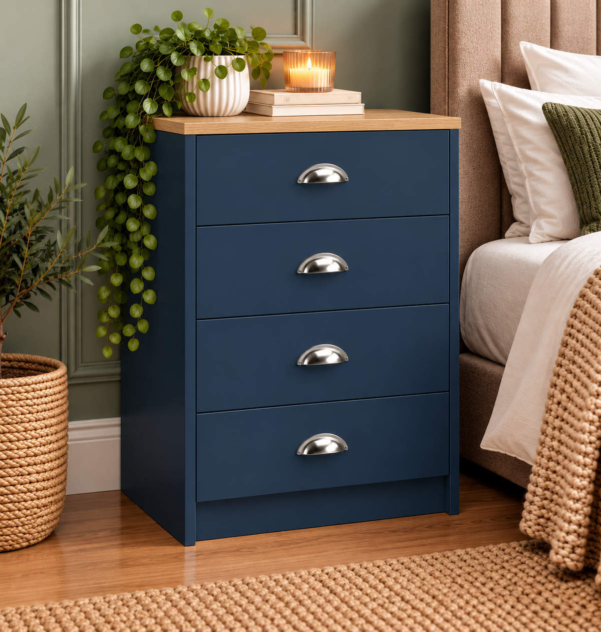 Copenhagen 4 Drawer Midi Chest