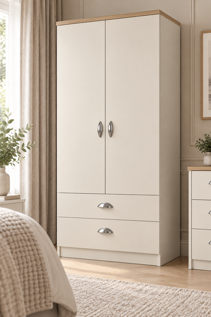Copenhagen Double Gents Tall Wardrobe
