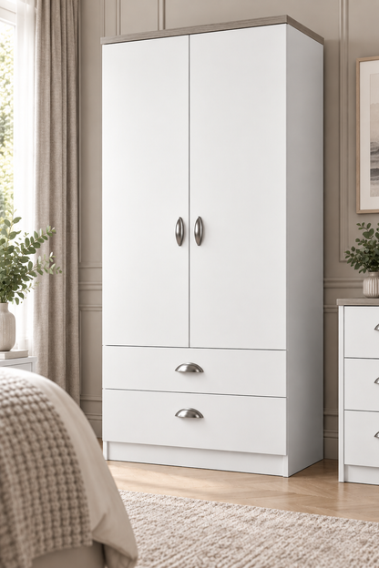 Copenhagen Double Gents Tall Wardrobe