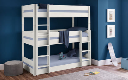 Trio Bunk Bed - Various Colours