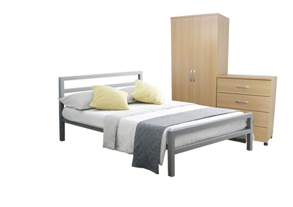 Eddie Bed Frame - Black & Grey