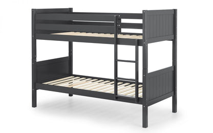 Barnie Bunk Bed - Anthracite & White