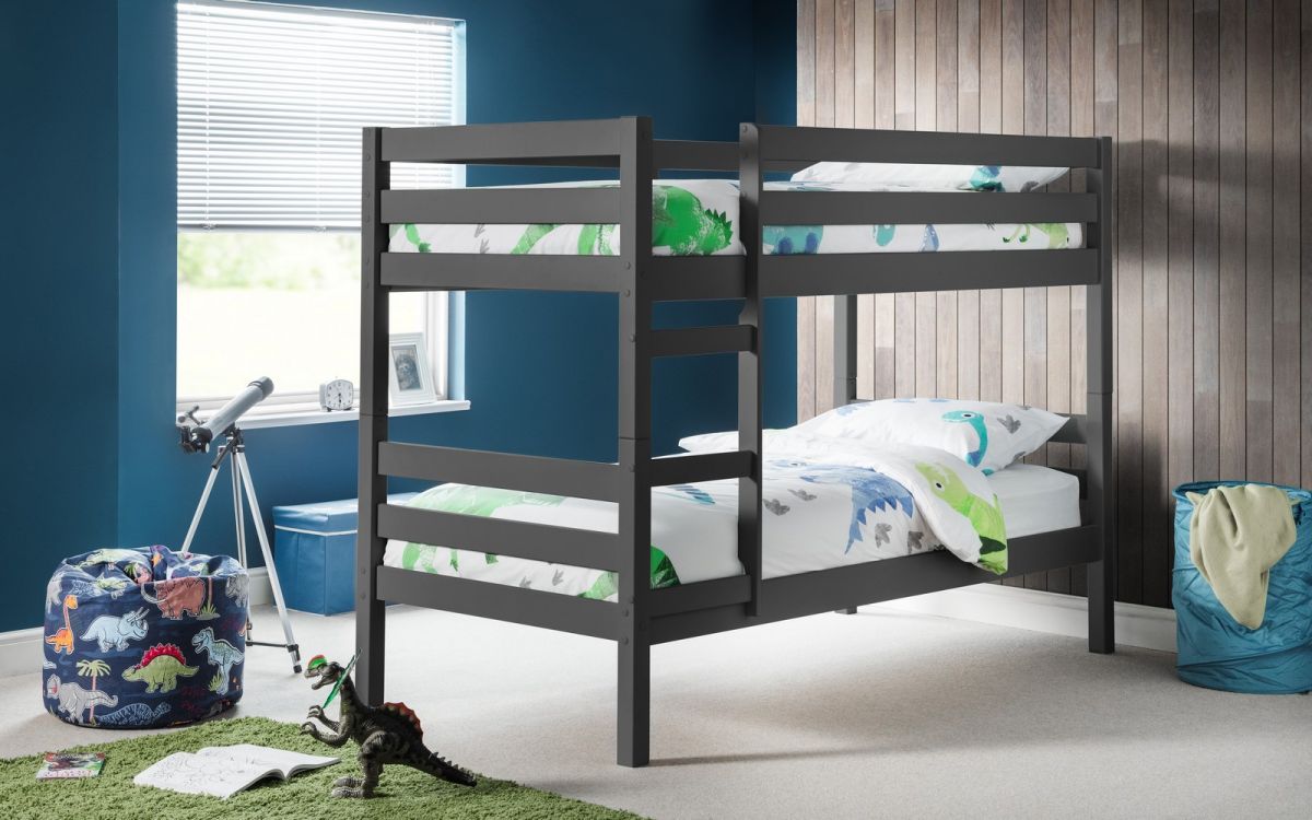 Cadwell Bunk Bed - Grey, White & Anthracite