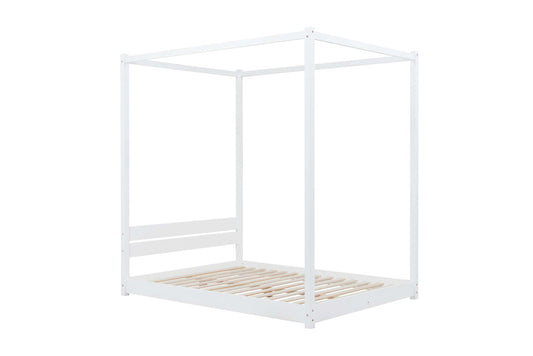 Darwin Four Poster Bed - Black & White