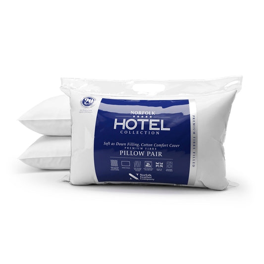 Norfolk 5* Hotel Collection - Hollowfibre Pillow Pair